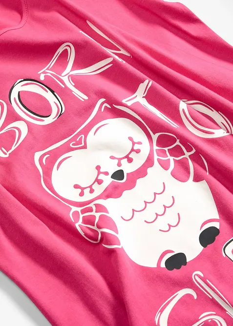 Camicia da notte corta in puro cotone, bonprix