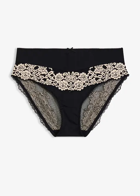 Slip alto con pizzo delicato, bonprix