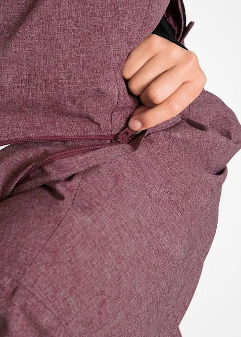 Giacca tecnica outdoor con pile teddy, impermeabile, bonprix