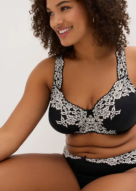 Reggiseno con ferretto e spalline imbottite (pacco da 2), bonprix