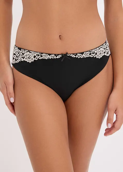 Slip con pizzo delicato (pacco da 2), bonprix