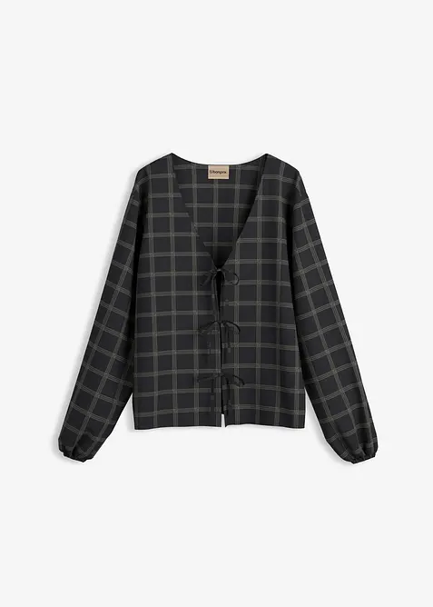 Blusa oversize in morbida viscosa, bonprix