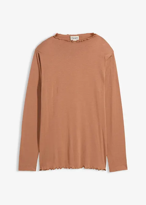 Maglia a maniche lunghe in misto cotone, bonprix