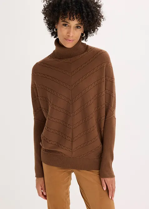 Maglione a collo alto, bonprix
