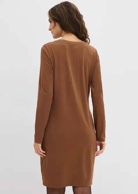 Abito in jersey aderente (pacco da 2), bonprix