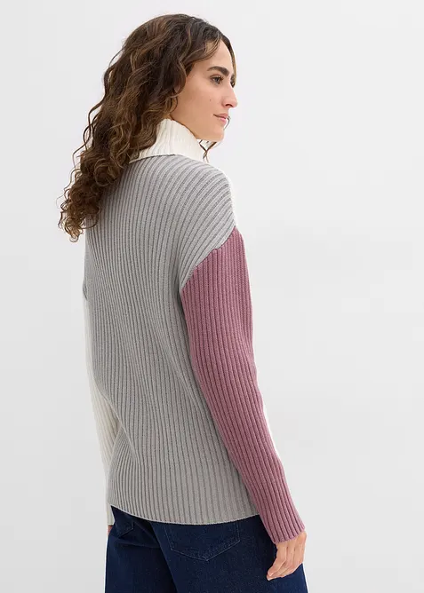 Maglione a collo alto, bonprix