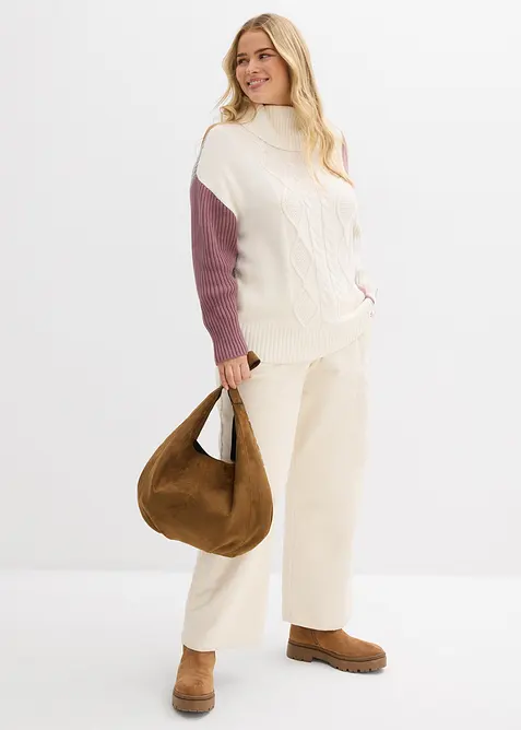 Maglione a collo alto, bonprix