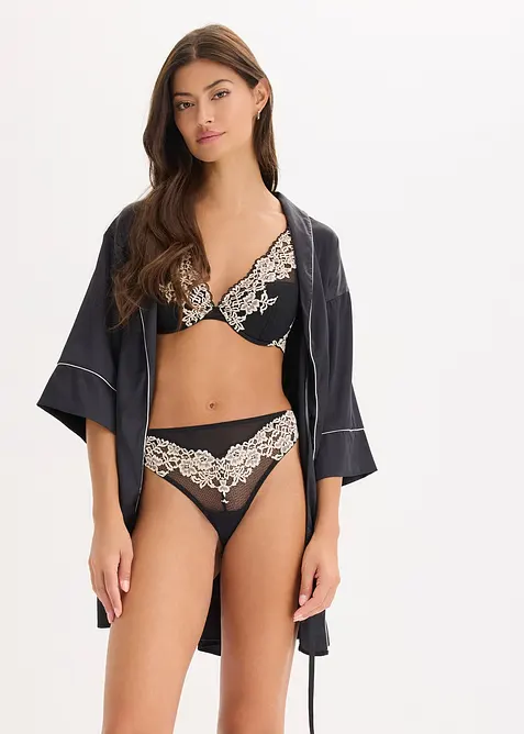 Perizoma in pizzo bicolore, bonprix