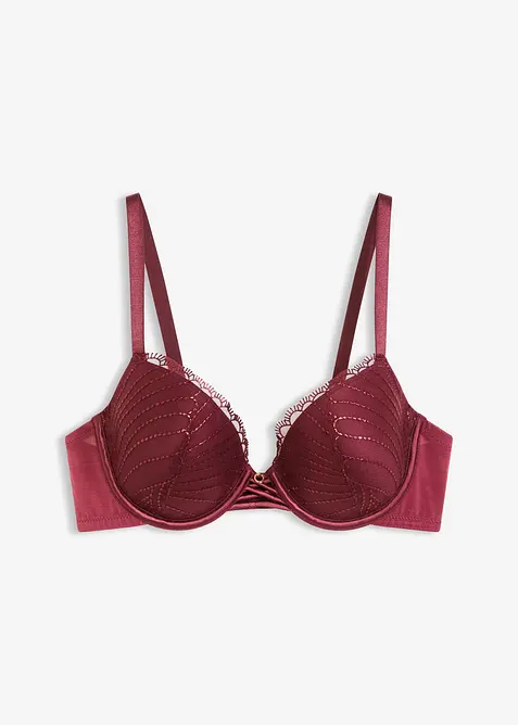 Reggiseno con coppe preformate e ricamo raffinato, bonprix