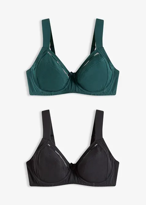 Reggiseno con ferretto (pacco da 2), bonprix