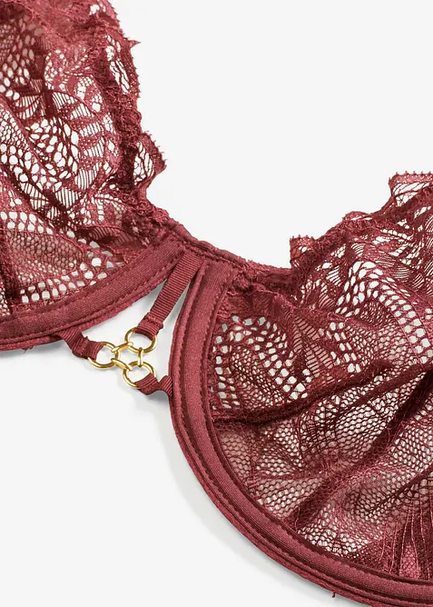 Reggiseno con ferretto in pizzo raffinato, bonprix