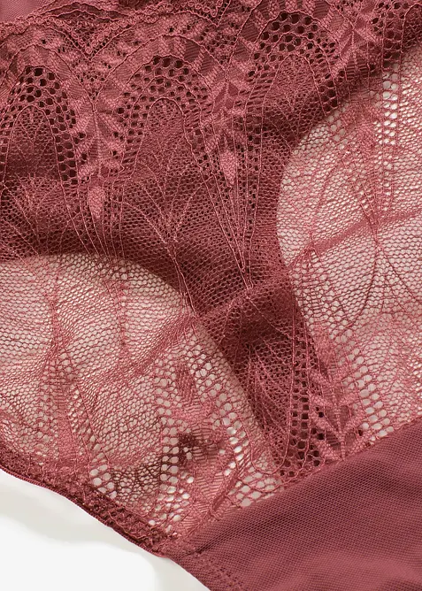 Perizoma a vita alta con pizzo raffinato, bonprix