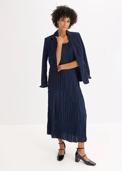 Gonna in satin stropicciato, bonprix