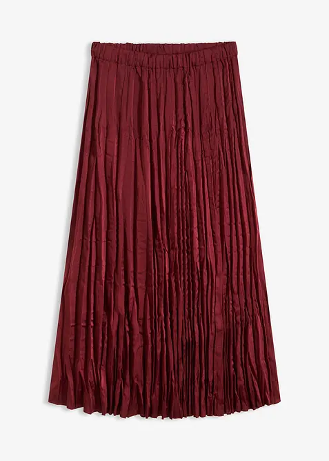 Gonna in satin stropicciato, bonprix