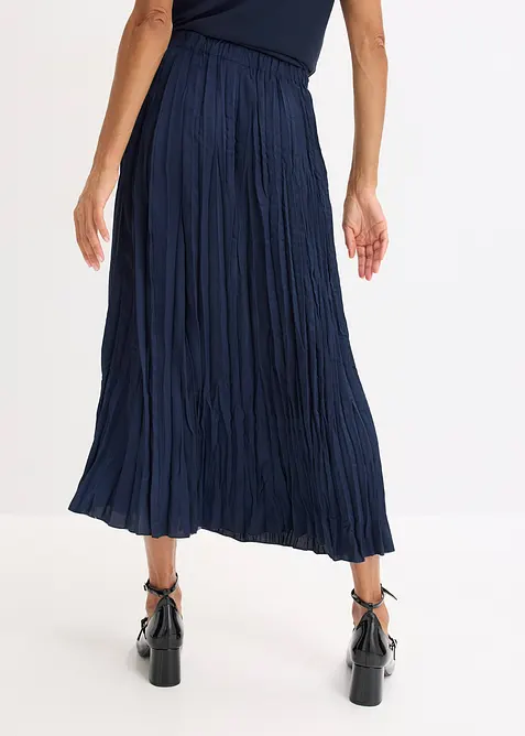 Gonna in satin stropicciato, bonprix