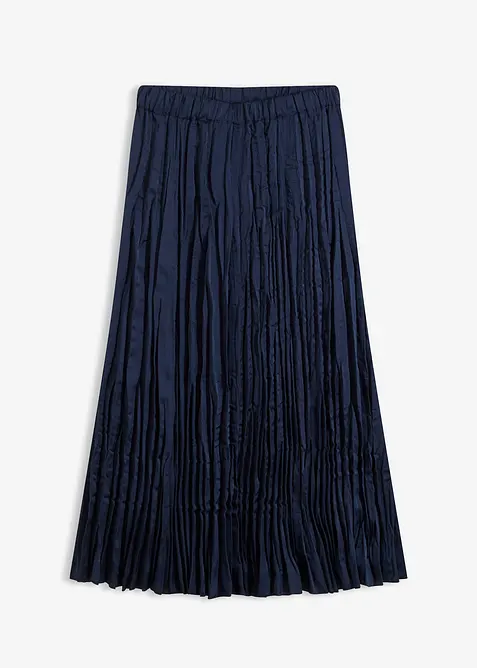 Gonna in satin stropicciato, bonprix