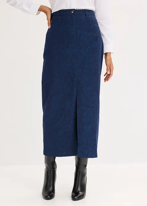 Gonna elasticizzata in cotone, bonprix