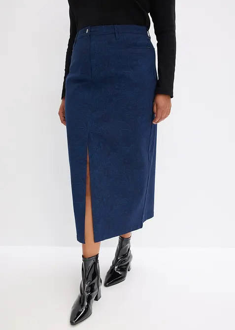 Gonna elasticizzata in cotone, bonprix