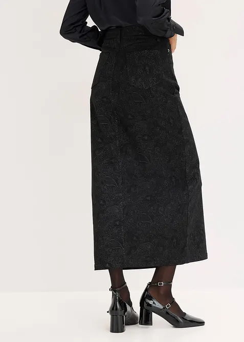 Gonna elasticizzata in cotone, bonprix