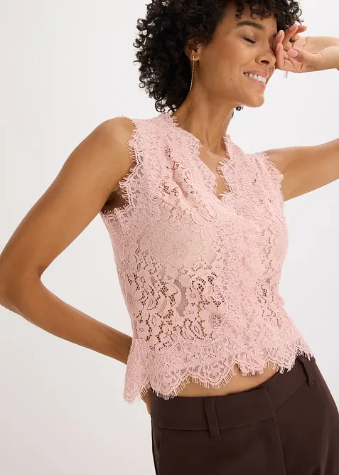 Gilet in pizzo, bonprix