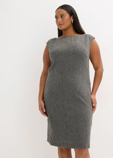 Abito a tubino con effetto tweed, bonprix