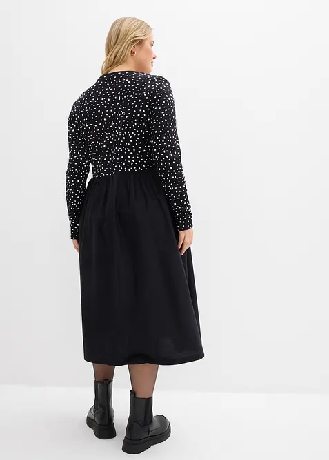 Abito in materiale misto di puro cotone, bonprix