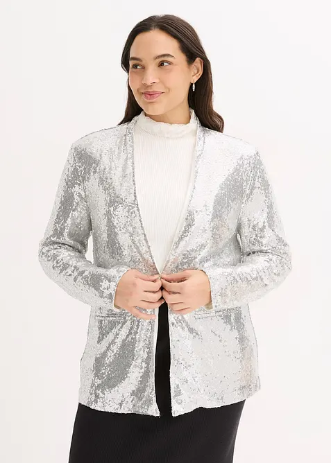 Blazer con paillettes, bonprix