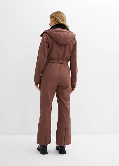 Tuta da sci in softshell idrorepellente, imbottita e calda, bonprix