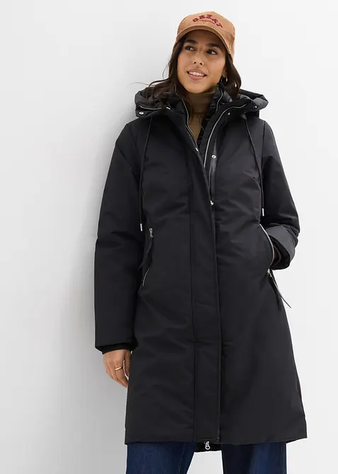 Giaccone outdoor idrorepellente, effetto 2 in 1, bonprix
