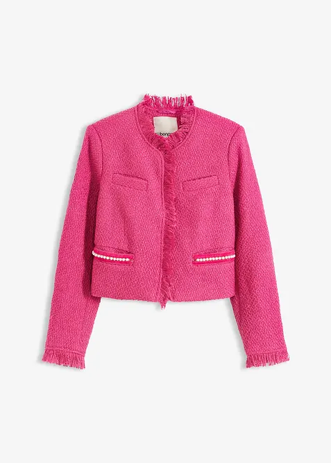 Blazer cropped in bouclé, bonprix