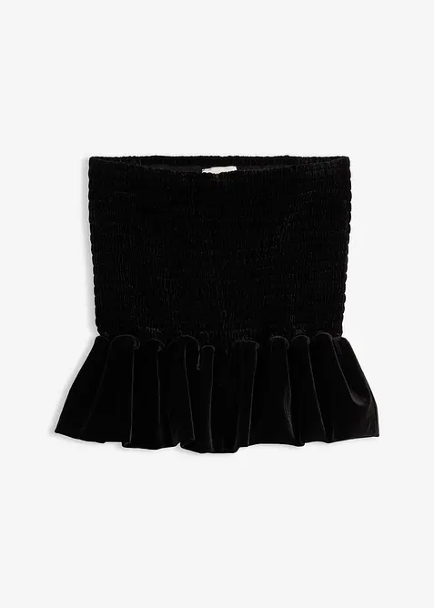 Gonna a palloncino in morbido velluto, bonprix