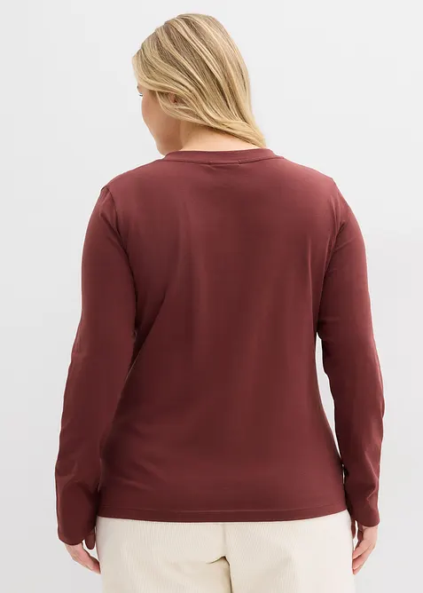 Maglia aderente a maniche lunghe, bonprix