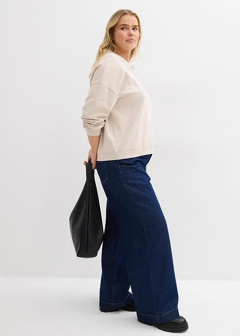 Felpa in puro cotone biologico, bonprix