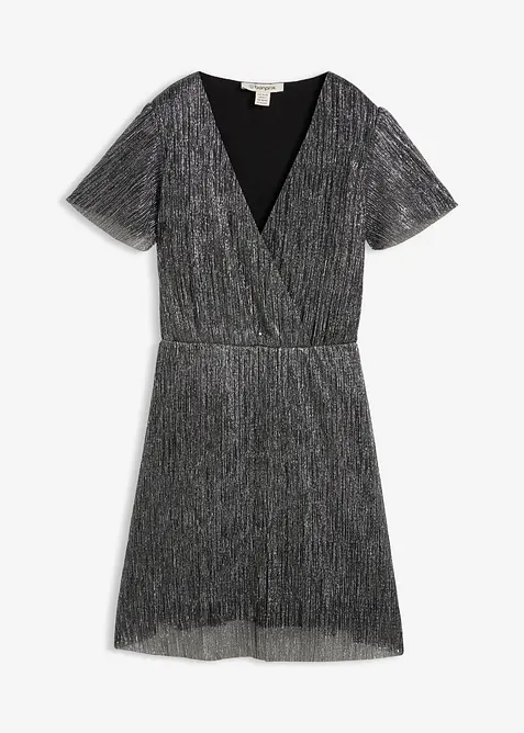 Abito corto glitterato, bonprix