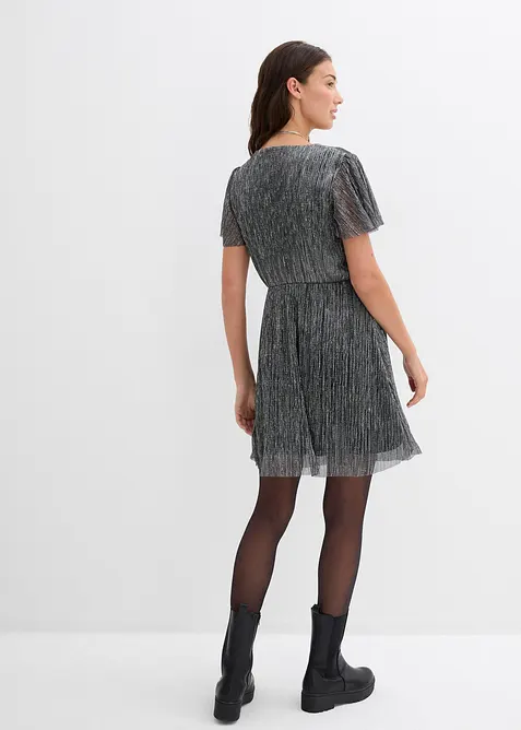 Abito corto glitterato, bonprix