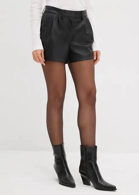 Shorts in similpelle, bonprix
