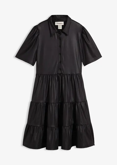 Miniabito in materiale lucido, bonprix