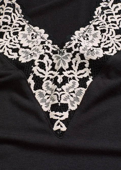 Body senza ferretto in modal morbido con pizzo, bonprix