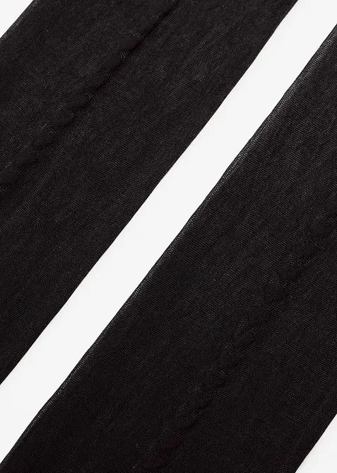 Collant velati con fascia morbida in vita 30 den, bonprix