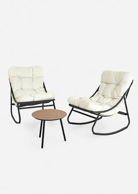 Tavolo e sedie da giardino (set giardino 3 pezzi), bonprix