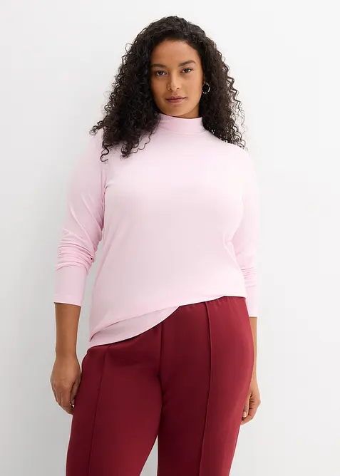 Maglia a maniche lunghe aderente, bonprix