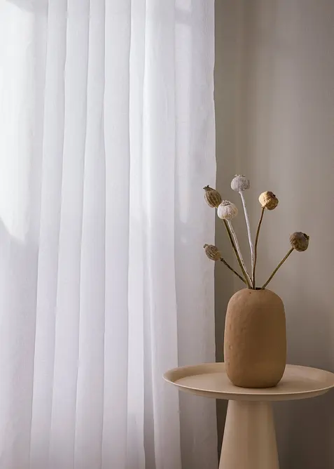 Tenda con poliestere riciclato e struttura fine (pacco da 1), bonprix