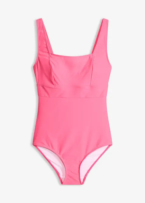 Costume intero con effetto modellante medio e scollatura squadrata, bonprix