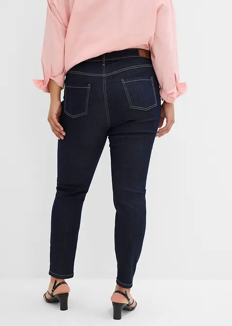 Jeans skinny elasticizzati, vita alta, bonprix
