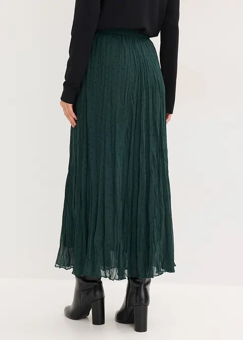 Gonna in chiffon con effetto stropicciato, bonprix