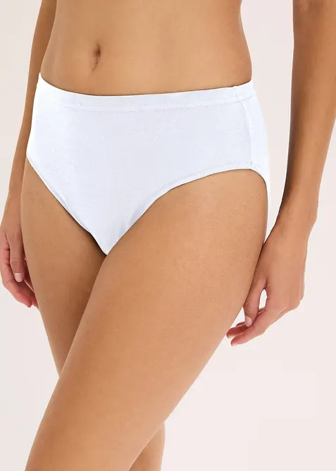 Slip alto con cotone biologico (pacco da 7), bonprix