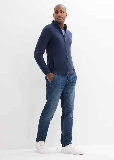 Jeans leggeri elasticizzati con elastico in vita regular fit, straight, bonprix