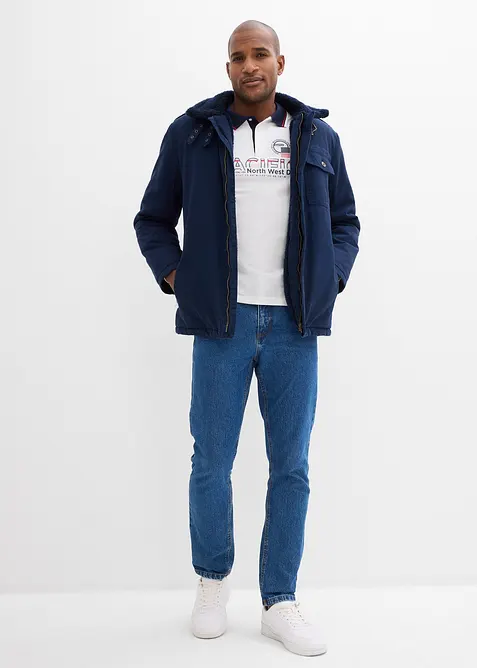 Jeans classic fit con inserto elasticizzato ai lati, straight, bonprix