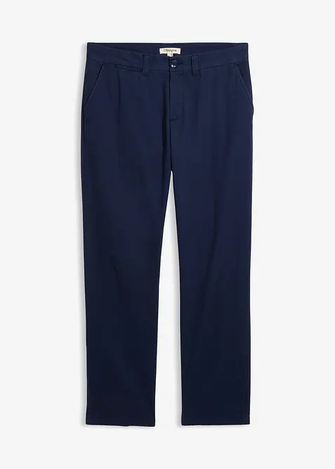 Pantaloni chino in puro cotone regular fit, straight, bonprix