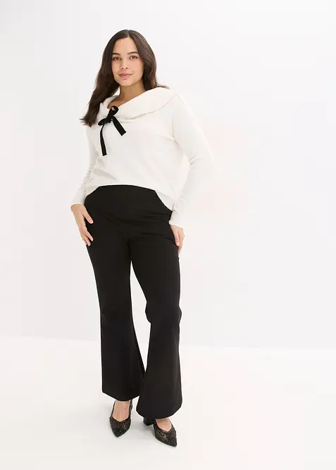 Maglione oversize con spalle scoperte, bonprix